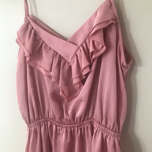 Dusty Rose Pink Spaghetti Strap Dress size M - Picture 3 of 6